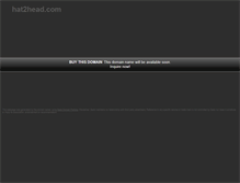 Tablet Screenshot of hat2head.com